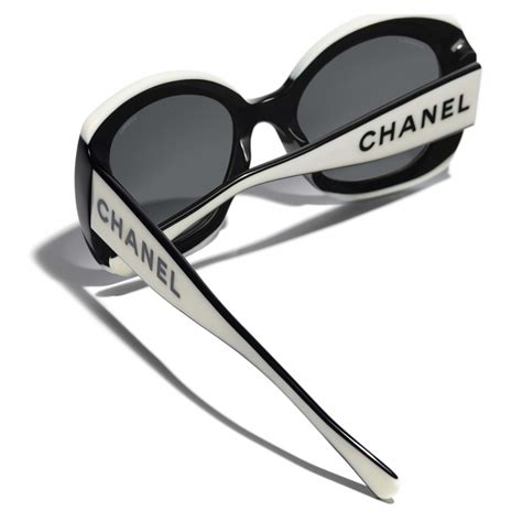 chanel sunglasses black with white flowers|chanel sunglasses online shop.